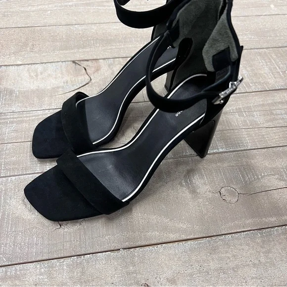(AN-133) Rag & Bone Ellis Sandal in Black Suede - Picture 3 of 4